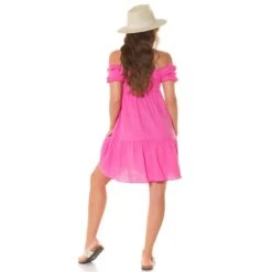 Damen Off-Shoulder Babydoll-Kleid In Boho-Stil Pink 19 Damen Off-Shoulder Babydoll-Kleid In Boho-Stil Pink -Stilvoll Gekleidet damen off shoulder babydoll kleid in boho stil pink10