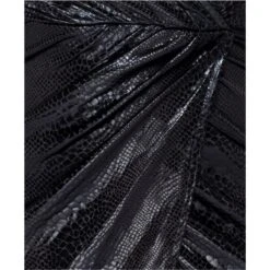 Sexy Celebrity Style Bodycon Kleid Mit Schlangenmuster Schwarz -Stilvoll Gekleidet sexy celebrity style bodycon kleid mit schlangenmuster schwarz8